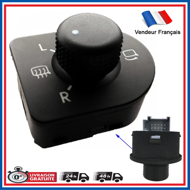 Bouton Commande Interrupteur de réglage rétroviseurs VW 1J1959565E 1J1 959 565 E