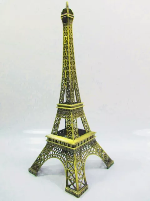 Eiffelturm Paris Frankreich Souvenir Metall Modell 25cm Tour Eiffel bronzefarben