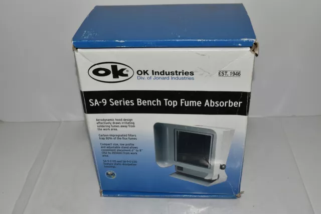 ^^ OK INDUSTRIES SA-9 Séries Banc Haut Fumée Absorbeur (QE38)