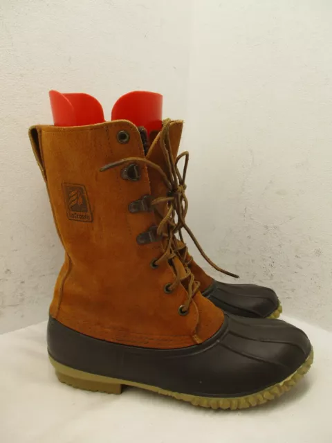 LACROSSE MOUNTAINEER WATERPROOF Duck Boots Youth Sz 7 Made in USA