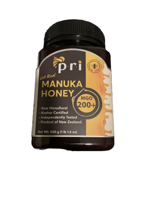 Premium New Zealand Honey MANUKA HONEY MGO 30+ 500b/1.1 Lb Exp:11/13/23