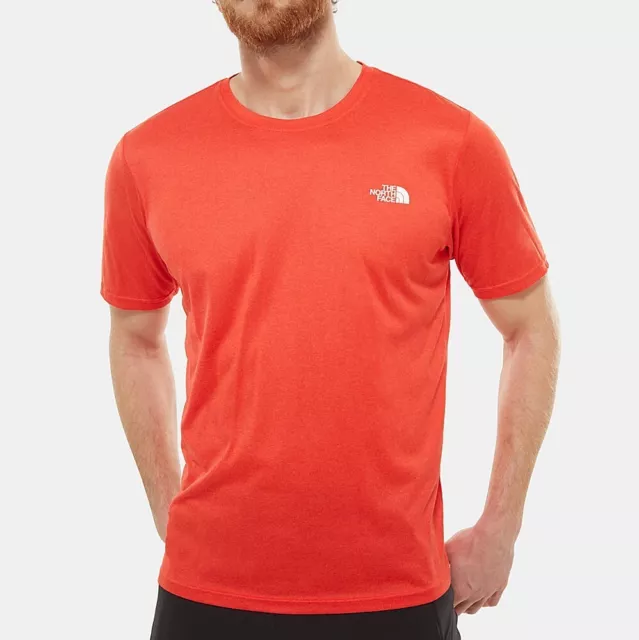 The North Face Men's Reaxion Amp Crew T-Shirt / Red / RRP £30