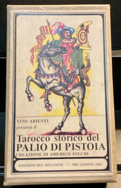 TAROCCO STORICO DEL Palio di Pistoia–Complete Tarot Deck–Amerigo