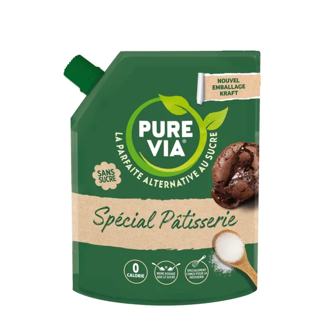 Pasticcini speciali Stevia Pure Via senza zuccheri aggiunti cristallo 7x 380g NUOVI MHD 9/25