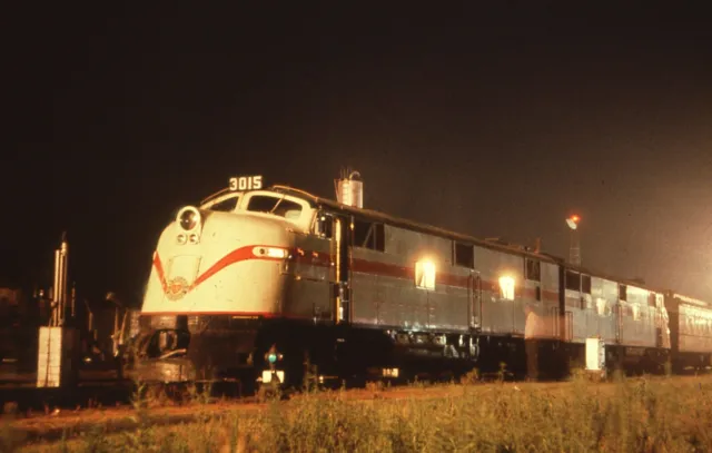 Duplicate  Train Slide Seaboard E-6 #3015 10/1960 Raleigh N Carolina
