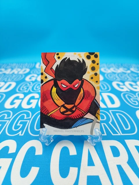 Carte Croquis Deadpool PSC Par George Vega - Non Gradée, Excellent état - Collection Trading Card