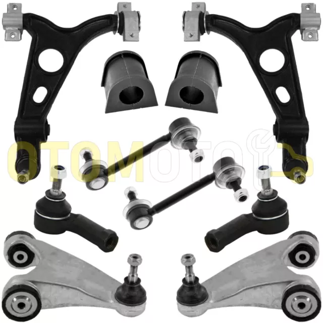 Alfa Romeo 147 156 Gt Kit Bracci Braccetti Sospensione Anteriori Gommini 10 Pz