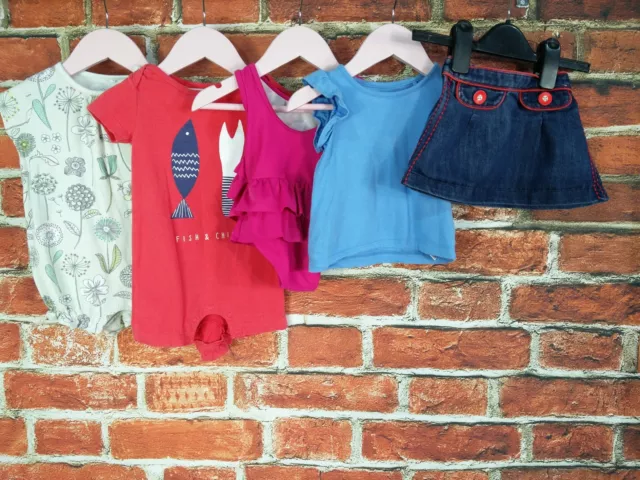 Baby Girl Bundle Aged 3-6 Months Joules Next Etc Romper Swim Suit Skirt 68Cm