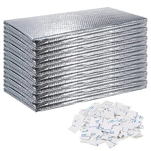 Garage Door Insulation Set Double Bubble Insulation Panels 24 x 48 Inch 16