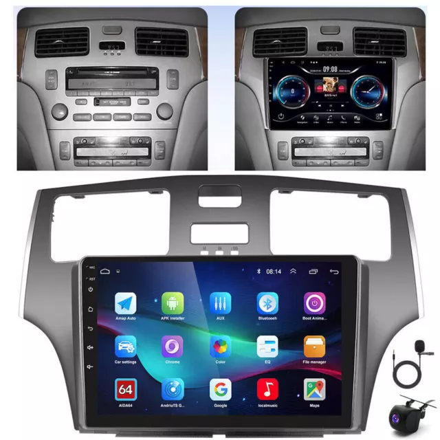 For Lexus ES300 ES330 2001-2006 Android 13 Apple CarPlay Car Stereo Radio GPS BT