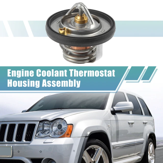 Engine Coolant Thermostat for Jeep Grand Cherokee 1999-2001 Aluminum Rubber