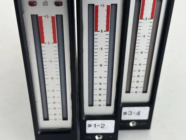 3x Siemens Wsw Sitral Db-Meter / Aussteuerungsmesser (Not Testé ) 3