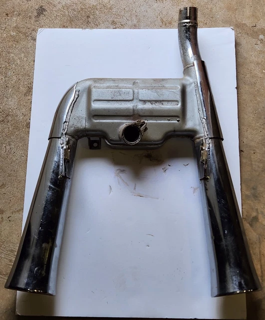 Yamaha 1984 Virago XV920 Muffler, Chrome PT#24M-14711 OEM