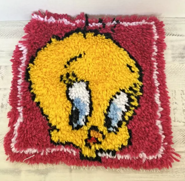 VINTAGE RARE LOONEY Tunes Latch Hook Rug Kit Marvin the Martian LARGE 1/2  done $19.99 - PicClick