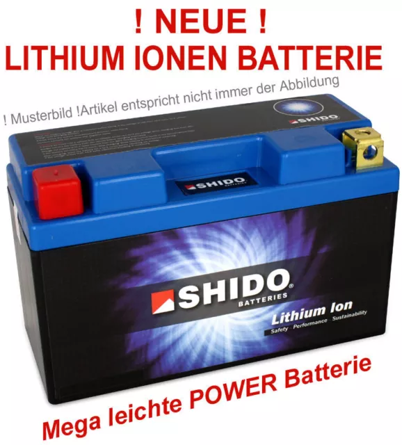 Shido LTX7L-BS Lithium Ionen (LiFePO4) Batterie (YTX7L-BS)