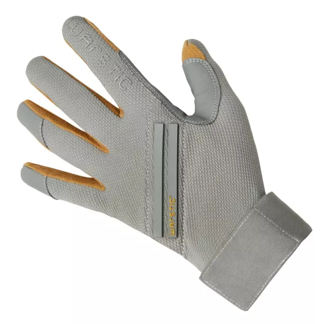 Warstic Workman3 Youth Baseball Batting Gloves Pair GRAY YTH XL