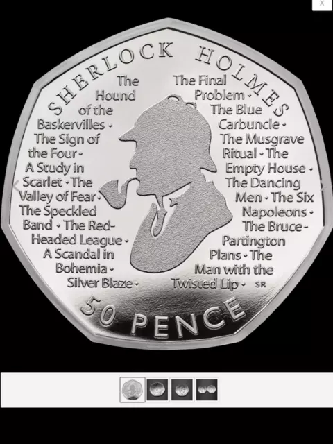 NEW SHERLOCK HOLMES 2019 50p FIFTY PENCE RARE COLLECTABLE UNCIRCULATED COINS