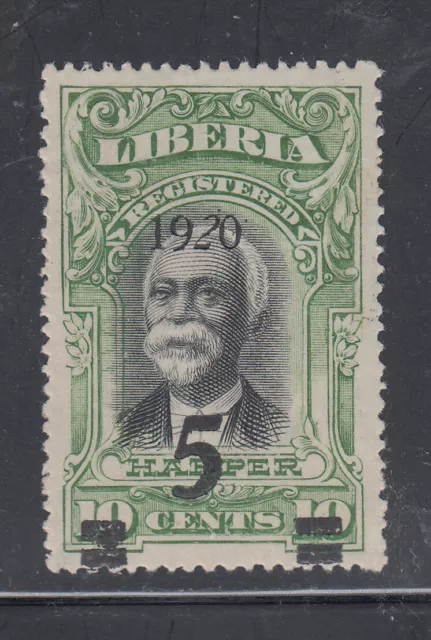 Liberia # 180 MINT W/ Italic 2 1920 Surcharge