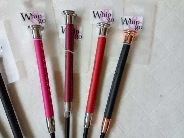 Peitsche Gerte Whip & Go Softgriff Schicke Reitgerte Viele Farben Neu 3