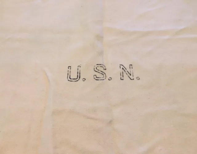 Vintage US Navy Original Cream Wool Throw Blanket Made in USA Military 75 X 60