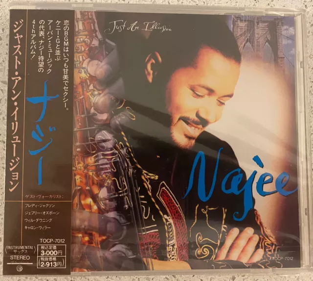 Najee - Just An Illusion (CD) JAPAN W/OBI TOCP-7012 RARE Promo NEW & Sealed