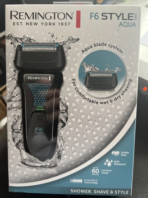 Ducha, afeitadora y estilo húmeda y seca estilo REMINGTON F6 estilo Aqua serie - ¡totalmente nueva!