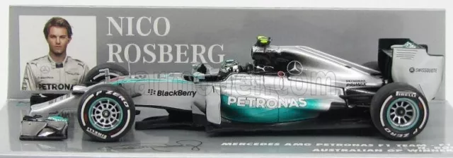 Mercedes Amg Petronas F1 W05 Rosberg Gp Australia 2014 Modellino Auto Scala 1:43 3