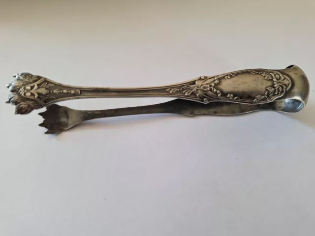Ancienne Pince à Sucre En Argent Massif - 68 Grammes - Très Bon État