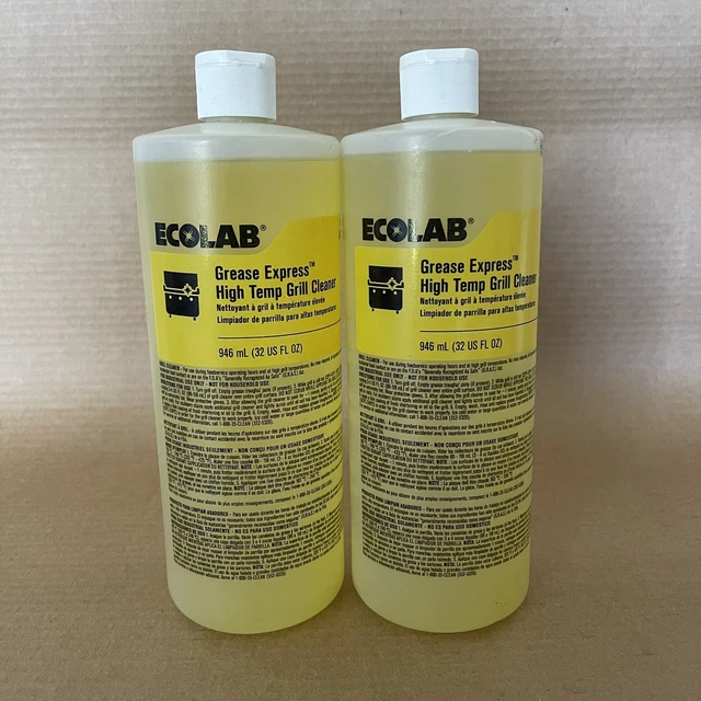 ECOLAB GREASE EXPRESS High Temp Grill Cleaner 32 oz. (2 Pack) 10127