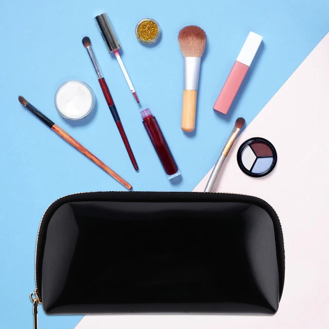 Pvc Shell Cosmetic Bag Travel Storage Wash Pouch Professional Makeup Brushes