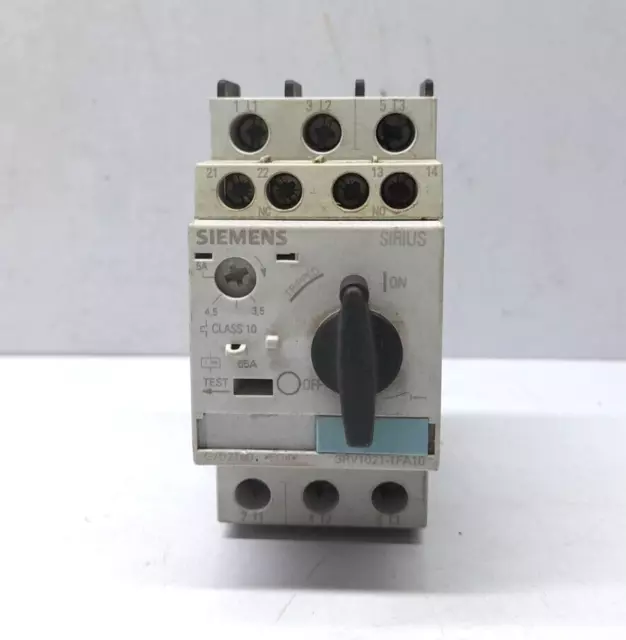 Siemens 3RV1021-1FA10 Manuale Motore Starter 3.5-5A