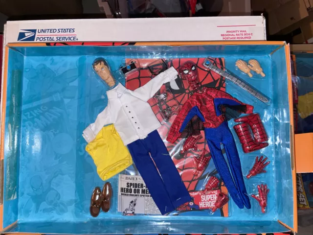 CUSTOM 8& MEGO Scale Peter Parker Style Spider-Man Action Figure ...
