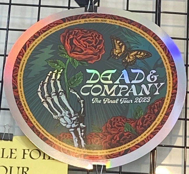 DEAD AND & Company poster 2023 Final Tour Foil Helton LA Inglewood