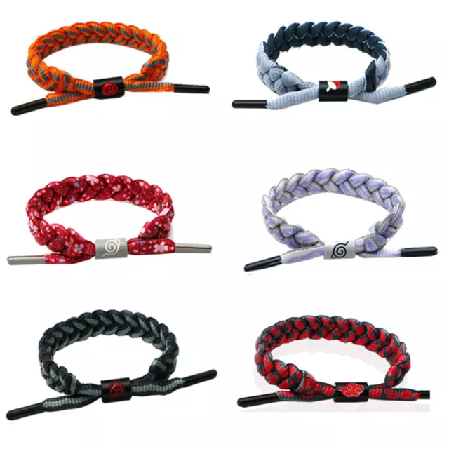 Armband mit Konoha/ sharingan/ roten Wolken/  Uchiha-Clan Symbol für Naruto Fans