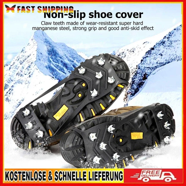 Trendyest Schuhspikes, Steigeisen für Bergschuhe, Ice Klampen Steigeisen mit 8 Z