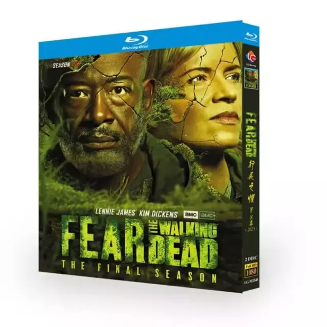 Fear the Walking Dead temporada 8 serie de televisión 2 discos Blu-ray en caja cómic