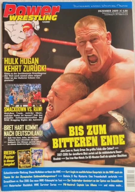 Power Wrestling Magazin, Ausgabe 12/2009 John Cena wwe wwf wcw ecw tna nxt