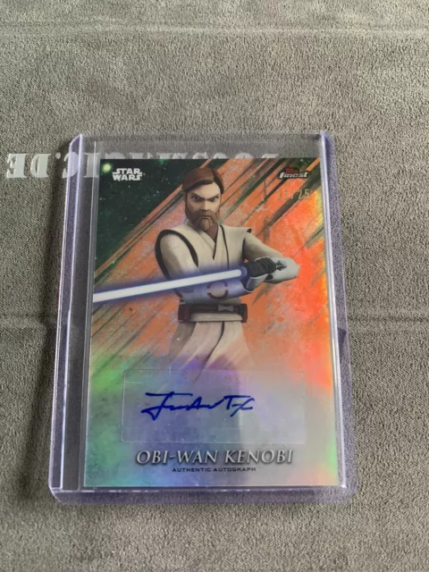 Topps Star Wars Finest 2018 Obi Wan Auto /25