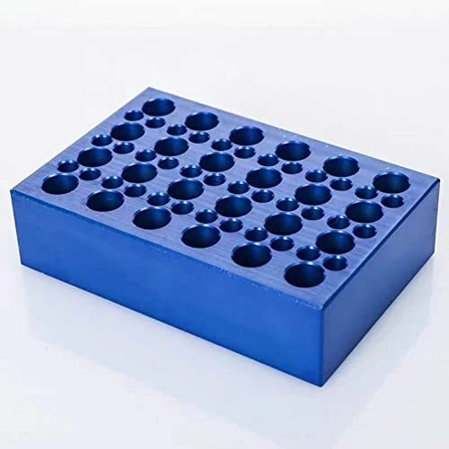 24 Well+36 Well Aluminum Cooling Block for 1.5ml/2ml + 0.2ml PCR Tubes