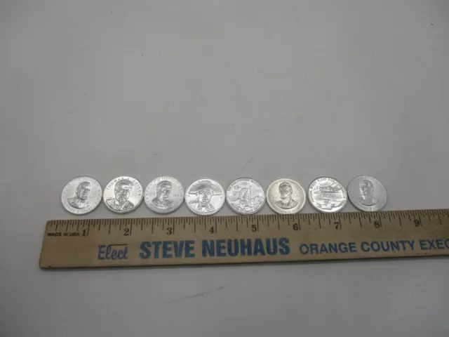 Vintage Shell's Mr. President and Famous Facts Faces Coin Game Lot