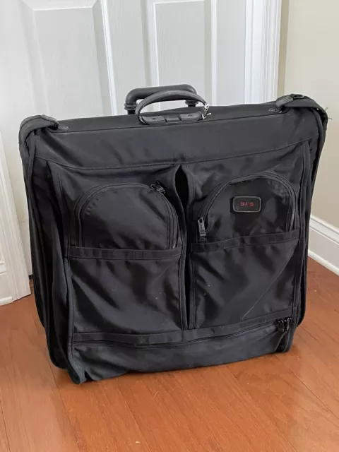 TUMI 2233D3 Alpha Two Wheeled Luggage Garment Bag Ballistic Nylon 24” Black