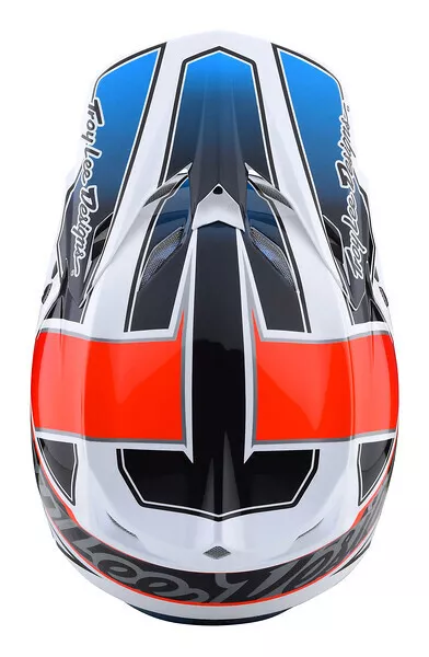 Troy Lee Designs Tld Se5 Composite Motocross Helmet - Team Orange Blue 2