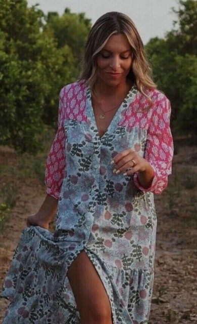 Brand New Zara Contrast Floral Print Button Through Boho Dress Size Xs,S  £18.00 - Picclick Uk