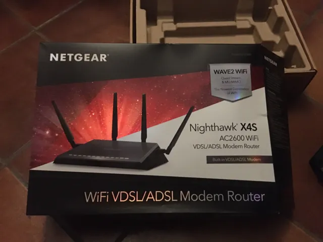 Netgear Modem Router Gaming WiFi AC2600 X4S