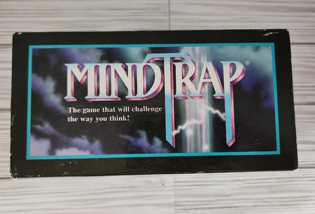 MINDTRAP 1996 PRESSMAN Riddles Trivia Critical Thinking Family Game EUC