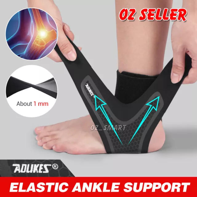 Ankle Brace Support Plantar Fasciitis Compression Sleeve Pain Relief Foot Strap