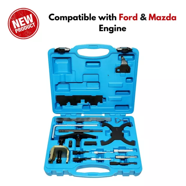 Engine Timing Flywheel Locking Tool Kit Ford Mazda Camshaft 1.6 2.0 Di/TDCi/TDDi