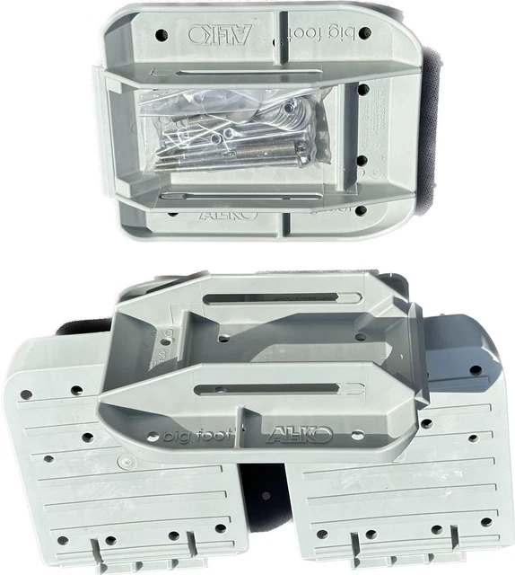 AL-KO Big Foot Caravan Stabilizer Corner Steadies & Plate Leg Feet Jack Pads - 0078