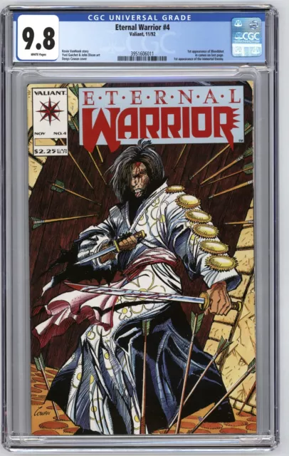 Eternal Warrior #4 ~ CGC 9.8 ~ 1st Appearance of Bloodshot