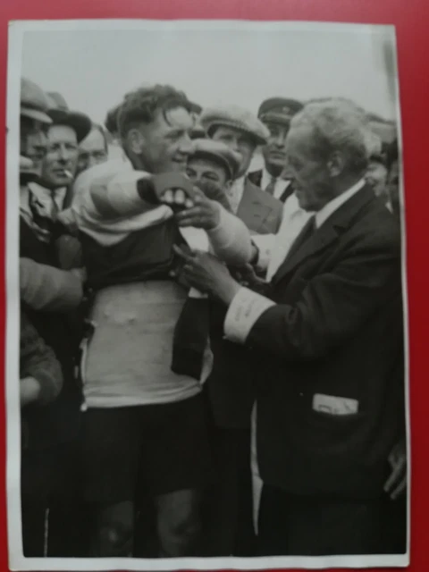 PHOTO ANCIENNE MARCEL BIDOT Champion de FRANCE de Cyclisme 1929 EUR 8